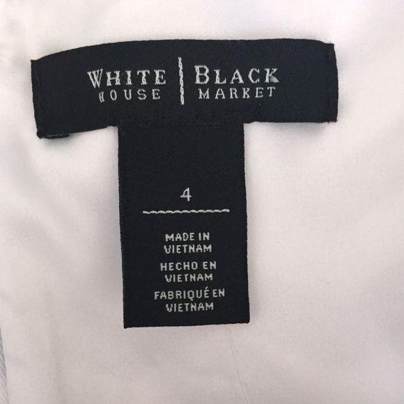 Last Chance! White House Black Market Chevron Tulip Belt Dress - Picture 5 of 5